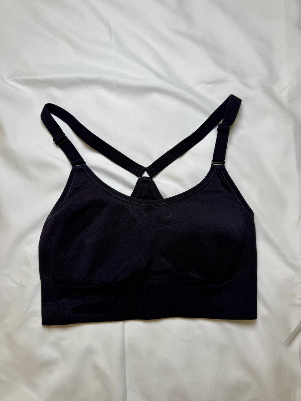 all in motion Black Seamless Support Sports Bra